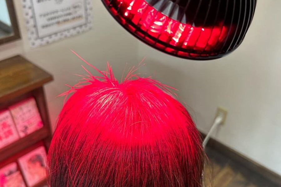 近赤外線LED照射（所要時間20分）